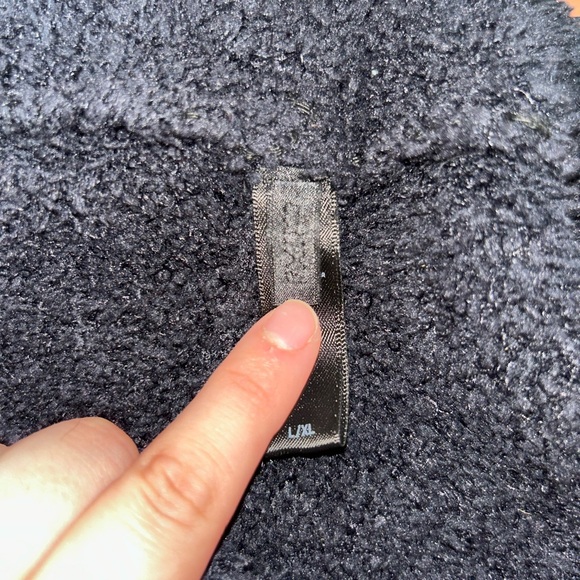 SKIMS Black High Waist Fleece Lounge Shorts - Picture 5 of 6